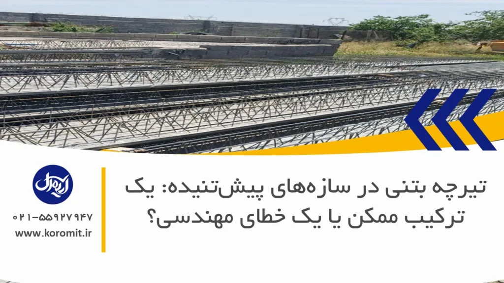 ایا می‌توان تیرچه بتنی را در سازه‌های پیش‌تنیده استفاده کرد