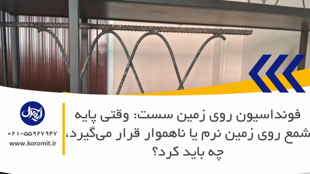 فونداسیون روی زمین سست: وقتی پایه شمع روی زمین نرم یا ناهموار قرار می‌گیرد، چه باید کرد؟